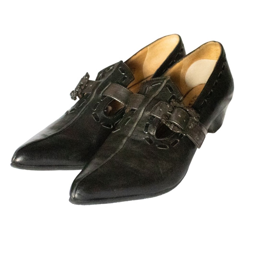 John Fluevog Truth Colleen loafers with skull buckle
